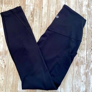 Lululemon Align High Rise Yoga Pant Legging with Pockets 25" Black Small size 6
